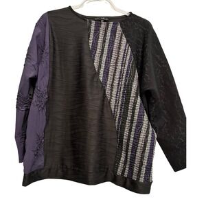 Kozan‎ Top Long Sleeve Asymmetric Design Size Small